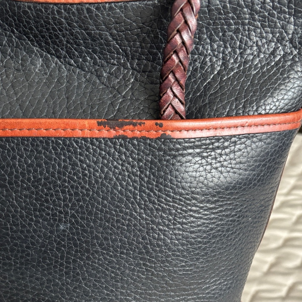 Brighton Black and Brown Textured Tote - Picture 4 of 14